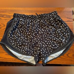 Imperfect Nike dri fit short. Sz lg. Black w/ white stars